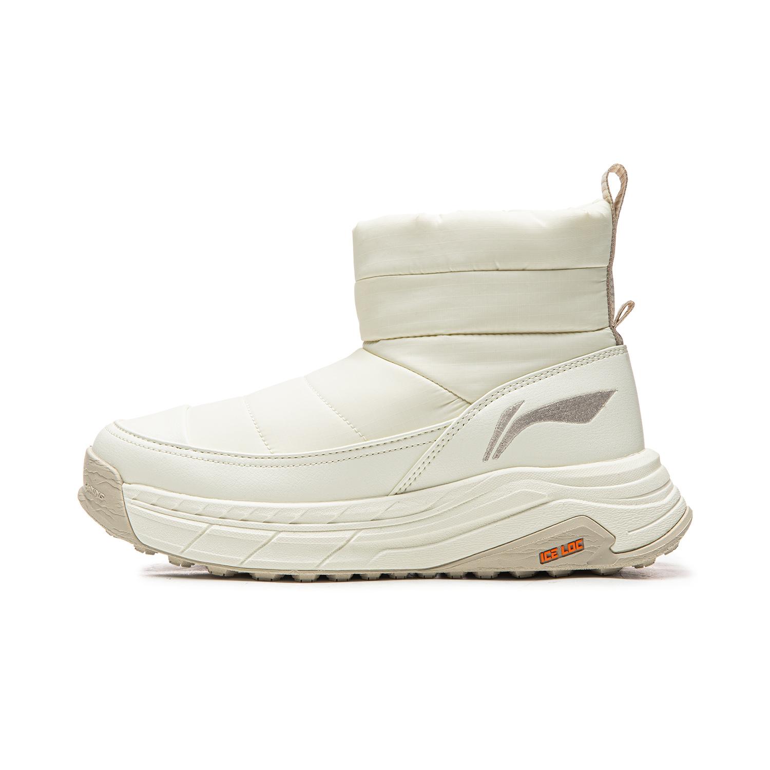 LiNing Zhengrong Lite Прочные Амортизирующие Нескользящие Флисовые Теплые Универсальные Ретро Толстая Подошва Модный Тренд Короткие Зимние Ботинки Женские ботинки AGLV286-1 39 4180₽