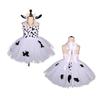 Mädchen Kuh Tutu Kleid Outfit Zoo Tier Kind Weihnachts Kostüme Kleinkind Baby Mädchen Aufführung Geburtstag Dschungel Party Kleid