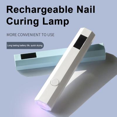 Yousheng Nagel-UV-Lampe mit LED-Anzeige, wiederaufladbares Mini-Nagellicht für Gelnägel, schnell aushärtend, tragbarer Gel-Nagellack-Trockner, Nagelkunst-Werkzeug