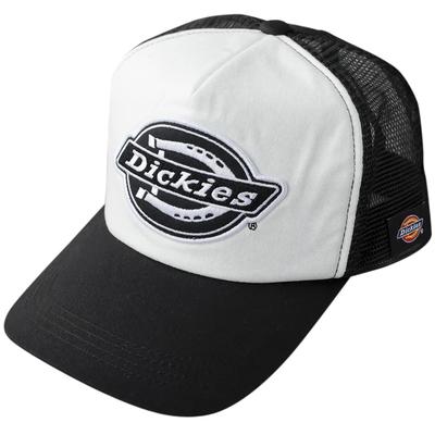 Dickies Custom-Made Big Size Twill Mesh Cap, XL/LL (62cm), Men's Black Mesh Cap, American Casual Street Style (JP, Alphabet, LL, (01) White)