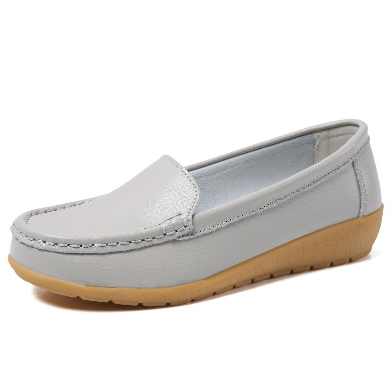 Big Size Women Flats Shoes 2025 Summer Female Casual Loafers Quality Slip-On Zapatillas Mujer Breathable Hard-Wearing