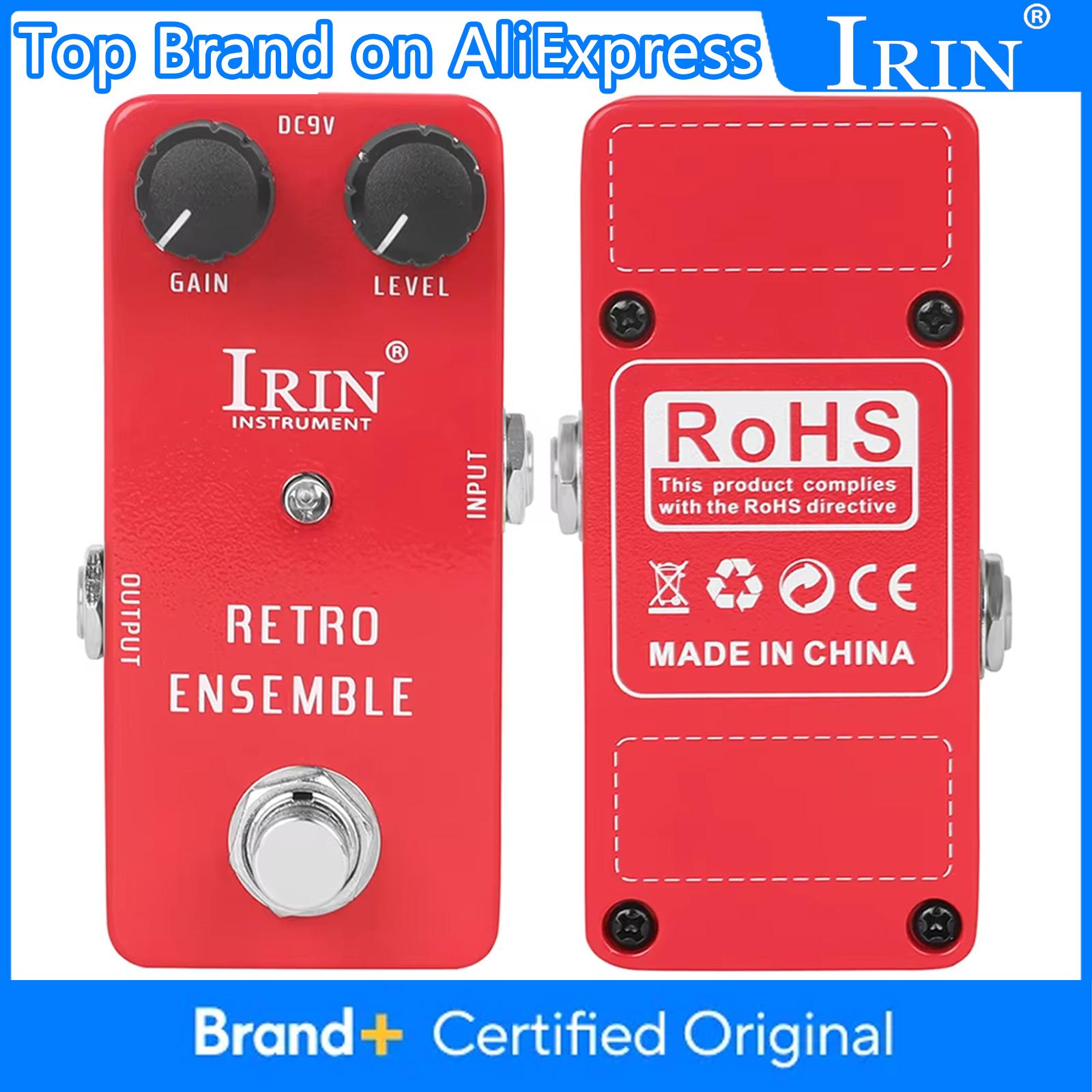 

IRIN RS-05 Retro Ensemble Pedal Guitar Effect Pedal Simulate Retro Chorus Achieve a Clear Transparent Chorus Pedal True Bypass