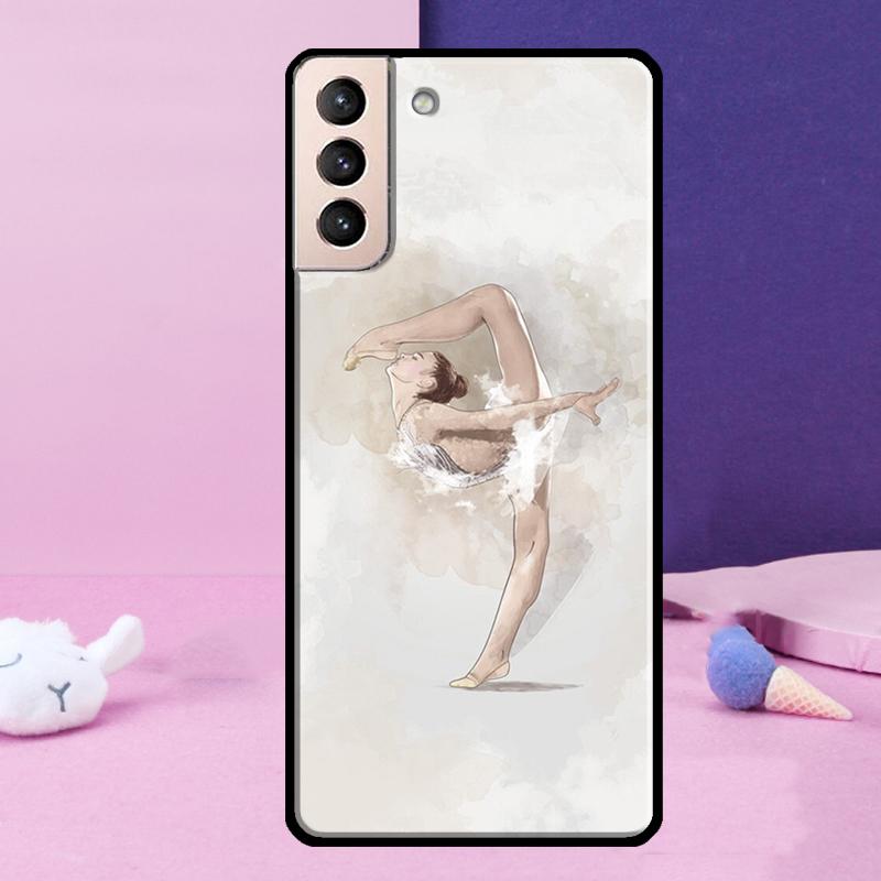 Love Gymnastics Phone Case For Samsung Galaxy S24 Ultra S25 Ultra S9 S10 S20 S21 S22 Plus S23 S24 FE Cover