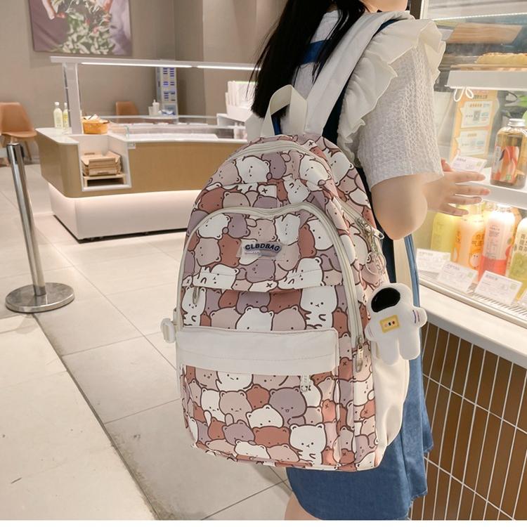 Студенческий рюкзак женский милый школьный рюкзак в консервативном стиле мужской — фото 2