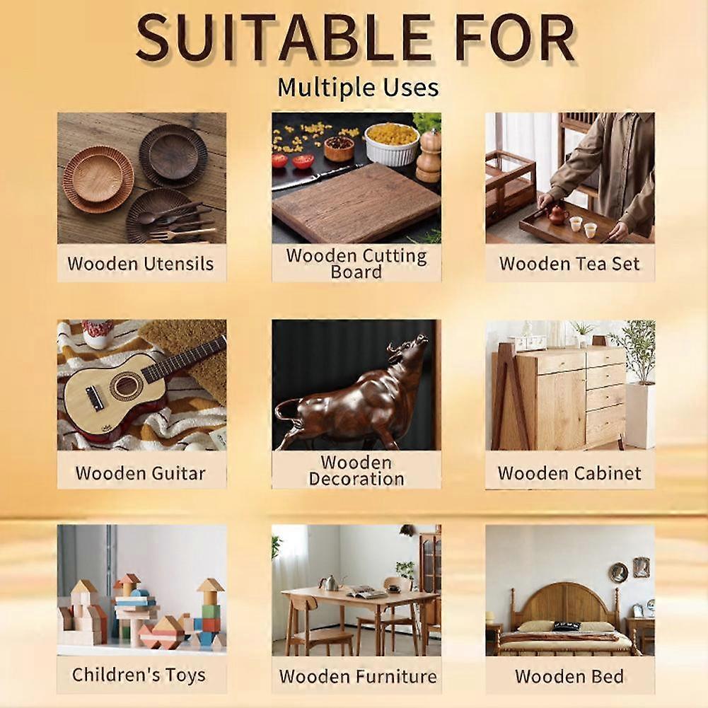 Food Grade Wood Wax Oil - Beeswax Polish for Cutting Boards & Salad Bowls