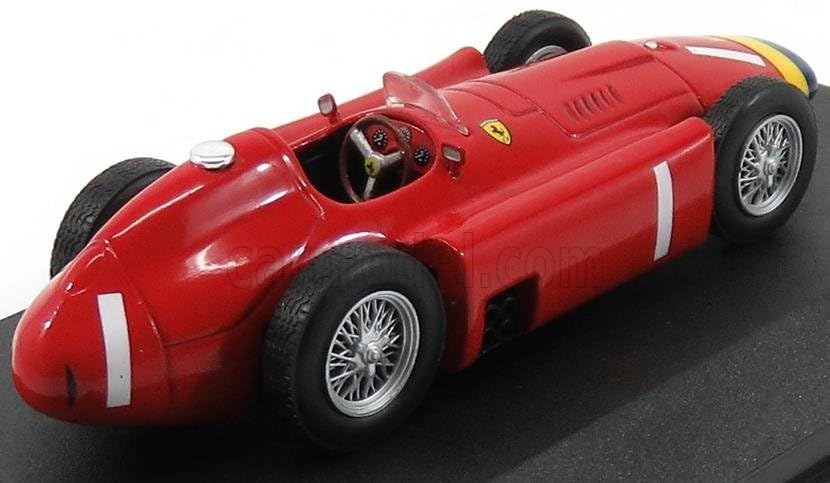 F1 Ferrari D50 Miniature Car 1/43 Juan Manuel Fangio World Champion 1956 JUAN MANUEL FANGIO No1 LONG NOSE