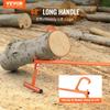 Timberjack 46.5 in Heavy Duty Log Lifter Metal Handle for Max 15" Dia Logs