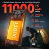 Robustes Smartphone OUKITEL WP53 Pro 24 GB + 256 GB 6,52'' HD+ 11000 mAh Lautsprecher 128 dB Unzerbrechliches Telefon Dual SIM 4G/GPS Schwarz