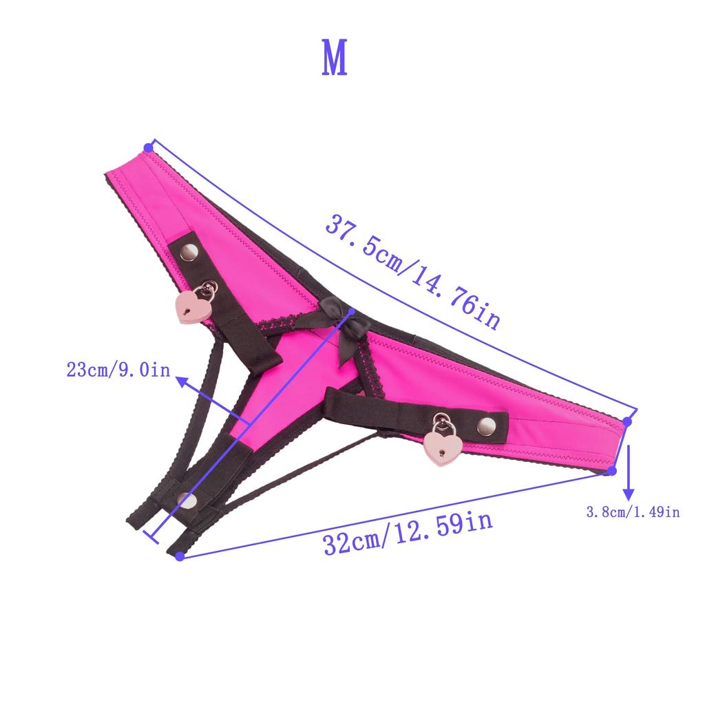 Men's Chastity Lock Sissy Clip Penis Training DevicePanty Chastity Lock Male Mimic Female Pussy Training Clip Bondage Cock Cage