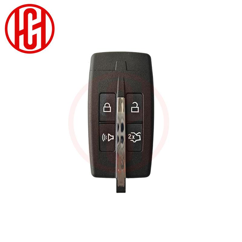 4 Buttons Smart Remote Key Shell Case for Lincoln MKS MKT 2009-2012 FCCID: M3N5WY8406 Car Key Shell Case