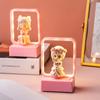 Modern Creative Room Decor Figurine Living Room Decor Girls Sculpture Accessories Cute Home Decor Night Light Ornament Gift