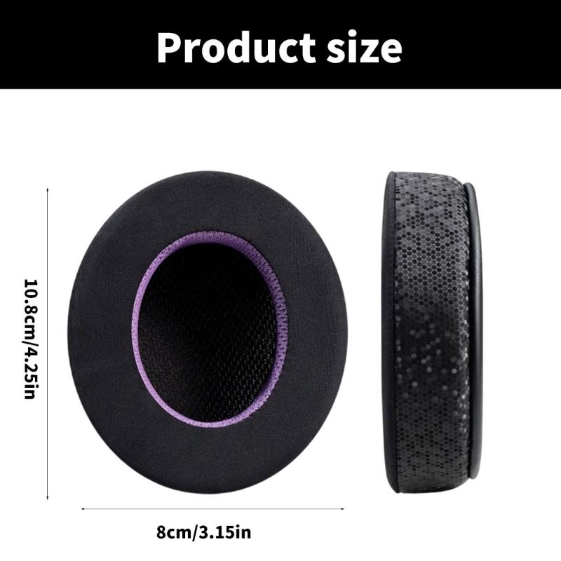 Memory Foam Ear Cushions Compatible for Cloud Flight/CloudX/Cloud2/Cloud3 Headphone Breathable Fabric Earcups Earpads