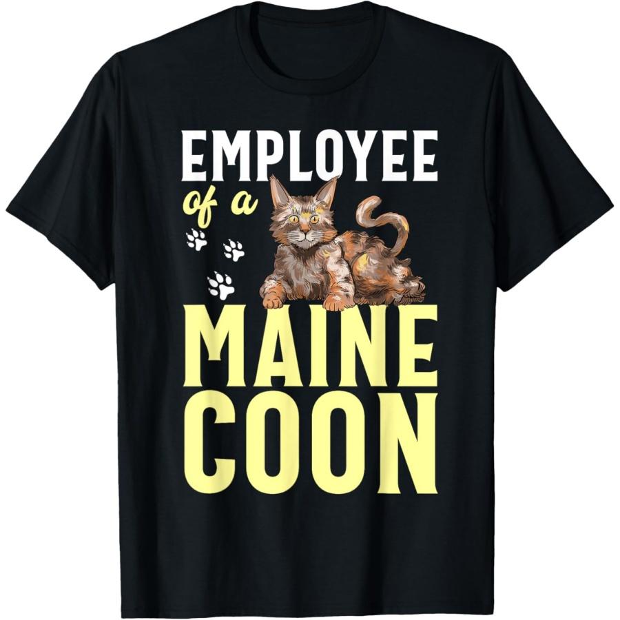 Maine Coon Cat, Employee Of A Maine Coon T-Shirt XXXXXL чёрный