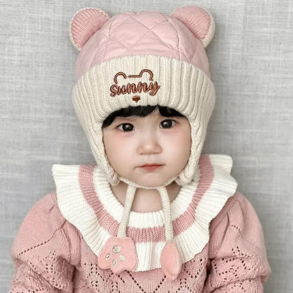 Thick Baby Ear Hat Plush Baby Winter Cap Comfort Baby Trapper Hat  Winter Outdoor