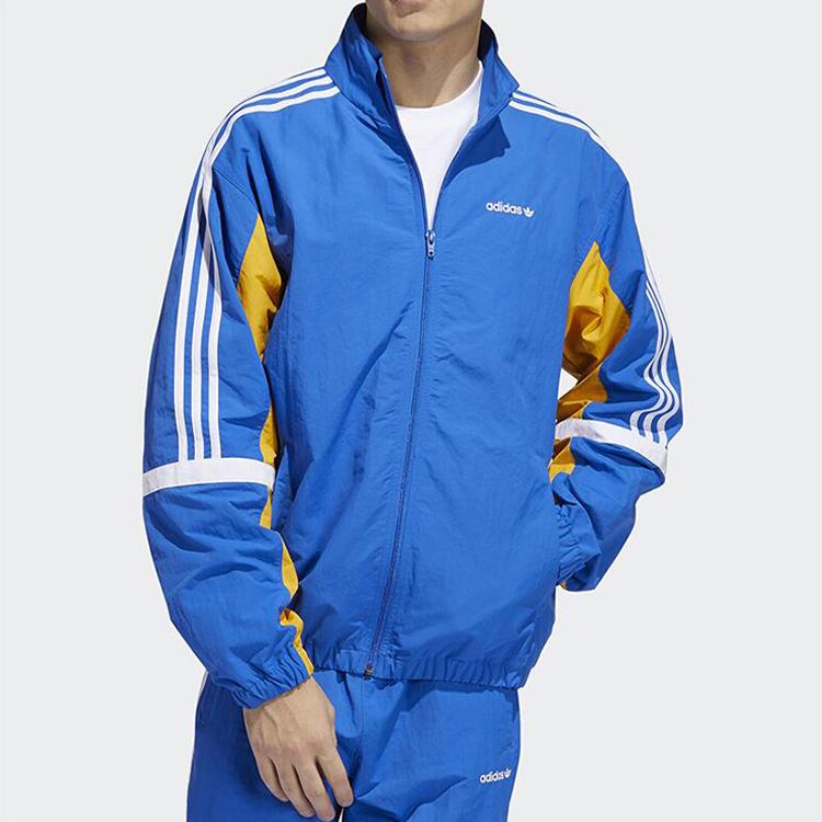 Adidas Originals Trefoil Globe TT Track Jacket Men Jacket Royal-Blue GD2092