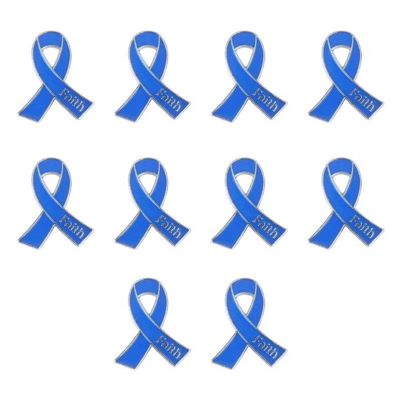 

Set of 10pcs Elegant Alloy Brooch Featuring Faith Emblem And Secure Clasp For Daily Wear Corsage Pin королевский синий