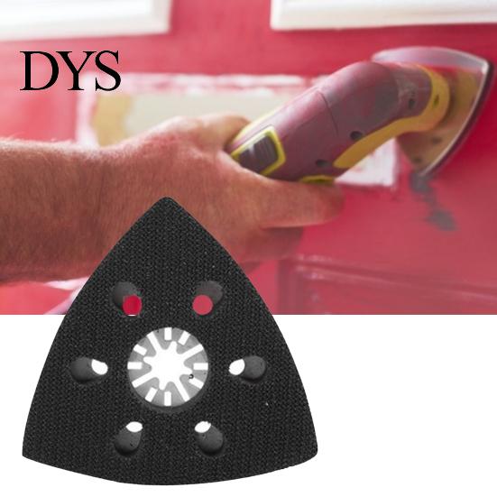 Schleifteller Stützteller 90mm Schleifpapier 6 Löcher Schnellverschluss Oszillierklinge Universalsäge Dreieckssäge für Holzbearbeitung