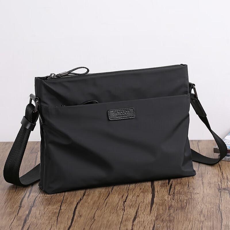 Мужская повседневная сумка через плечо PaboJoe из холста и кожи