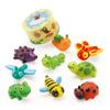DJECO Little Memo Board Game Memory Game Tabletop Game Animal Educational Toy Montessori Gra planszowa Memo 1 year old years old 3 years old 4 years