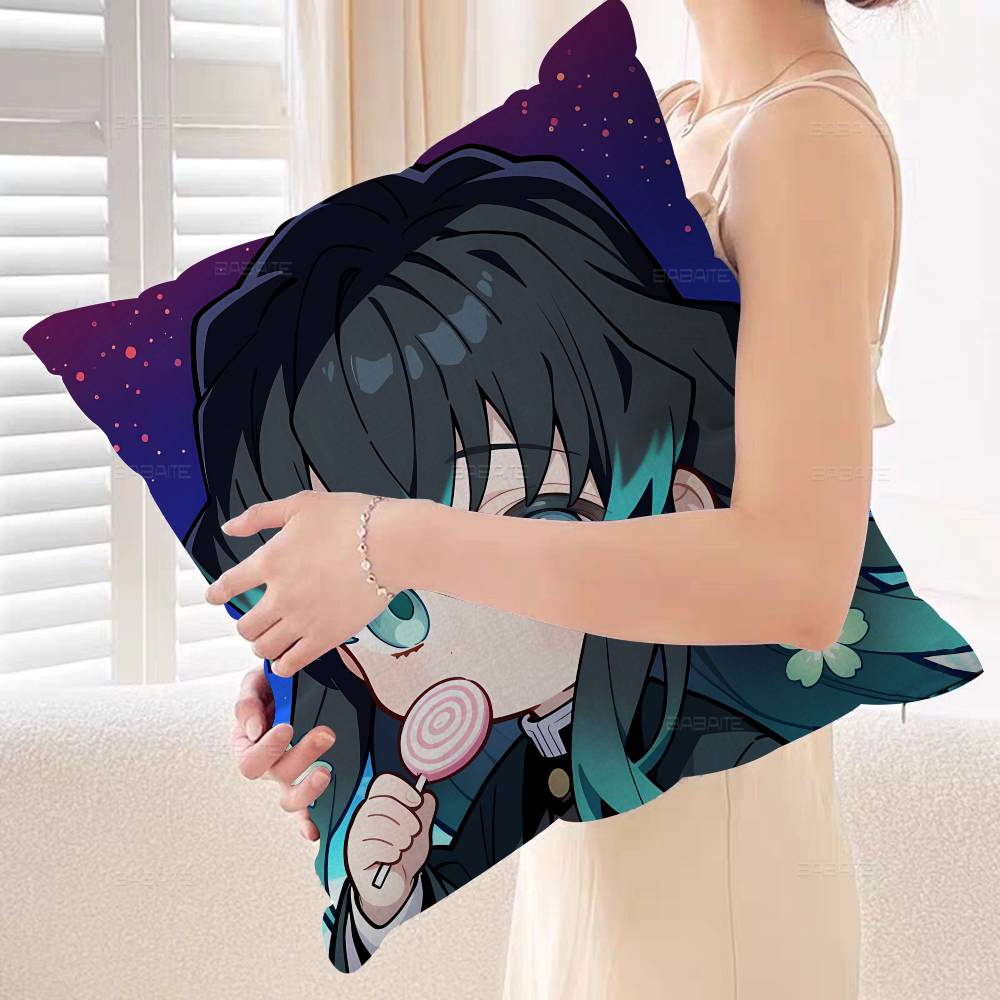 Anime Character Muichiro Tokito Pillow Anime Pillow Sofa Bed Head Pillow Cover Cushion Cover x cm Fashion