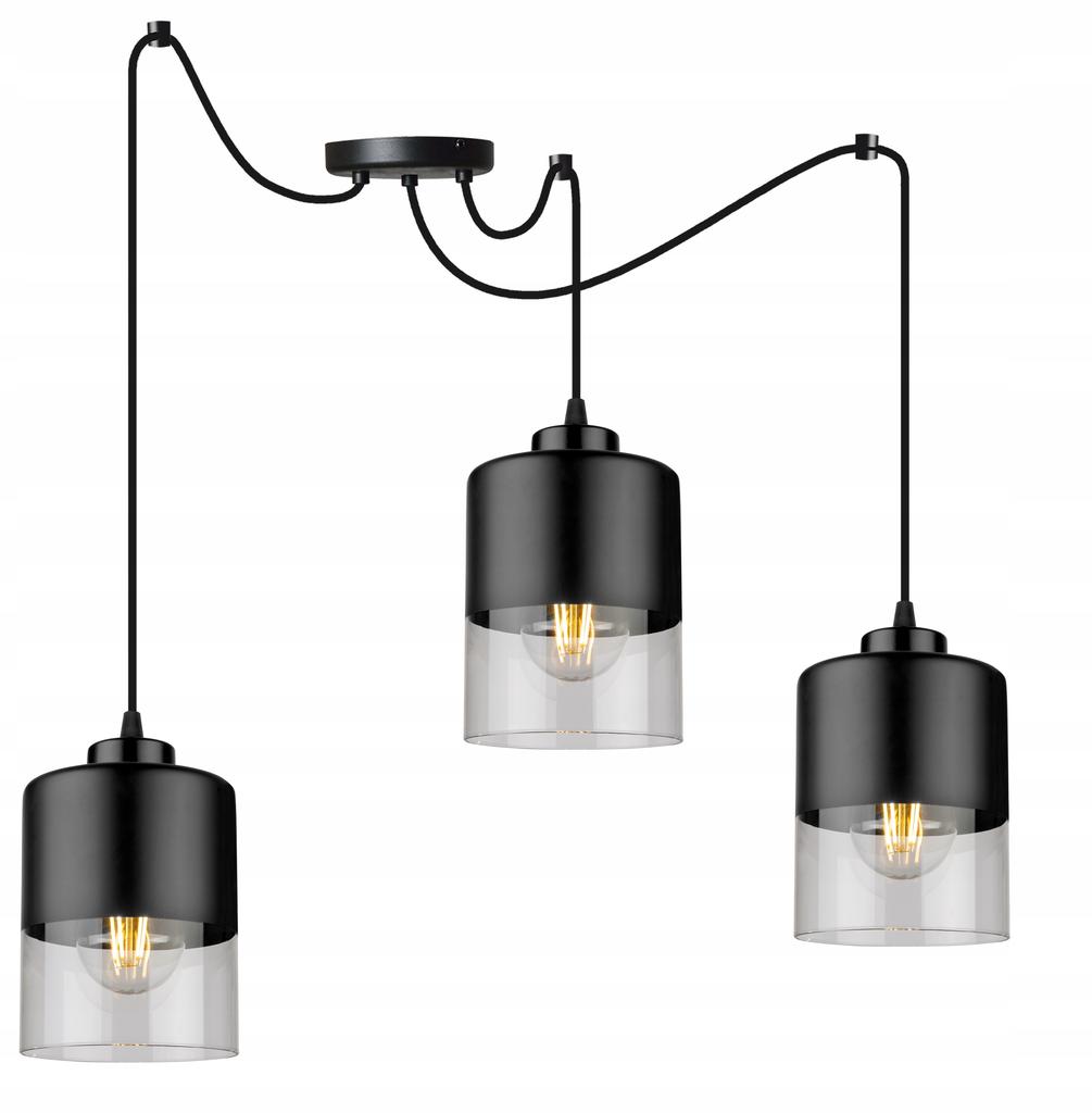 MODERN GLASS SPIDER CEILING HANGING LAMP