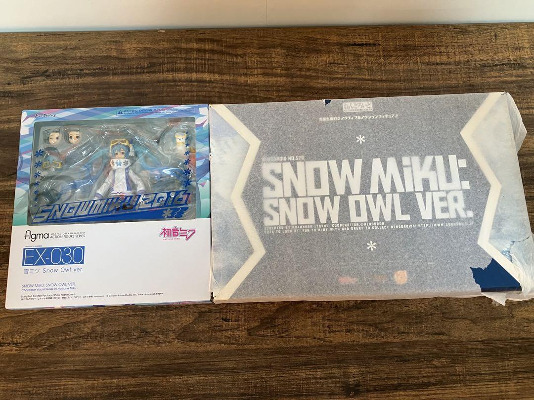 

[USED] figma & Nendoroid Snow Miku 2016 (Snow Owl ver.)