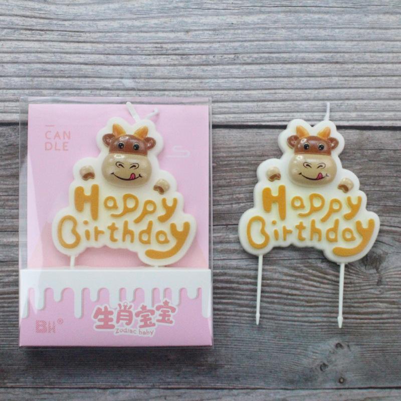 

Двенадцать зодиакальных свечей, мультяшные животные и знаки зодиака для празднования первого дня рождения ребенка. С ДНЕМ РОЖДЕНИЯ украшение для торта Zodiac Candle - Dog