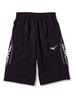 Mizuno Training Wear Size Deep Navy X S Warm-Up Shorts, Moisture-Wicking, Quick-Drying, Unisex, 14, Silver, 32JD8011,