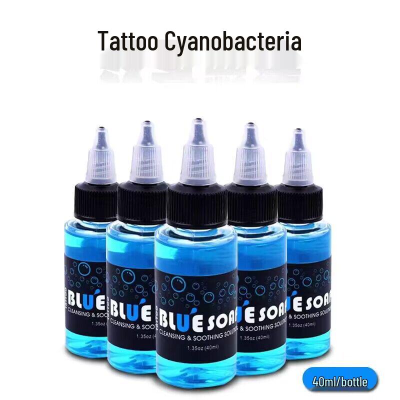 Blue Algae Tattoo Soap: High-Concentration Practice Cleaning Solution.