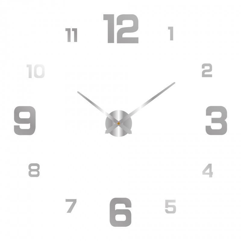 

Creative Digital Diy Wall Clock Personalized Home Punch-free Decorative Wall Clock Living Room Clock Simple Silent Wall Clock