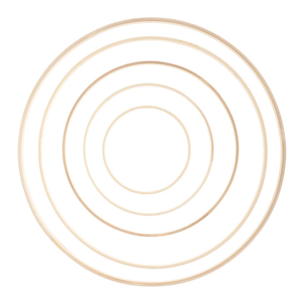 NUOLUX Bamboo Dream Catcher Dream Catcher 5 for Car Wall DIY Embroidery and Hobby Materials Rings, Hoops, Pieces, 10cm, 15cm, 20.5cm, 26cm, 30.5cm,