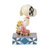 JIM SHORE Snoopy & Woodstock Roller Skates 6016267