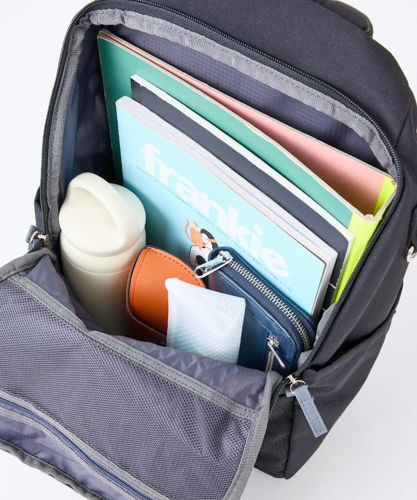 FITTY A4 Backpack, Double-Sided Water-Repellent, Lightweight, Carry-On, with PC Storage