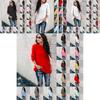 Women's Arctic Velvet Sweater Coat Cozy Crew Neck Pullover Blouse Ideal For Fall Winter
