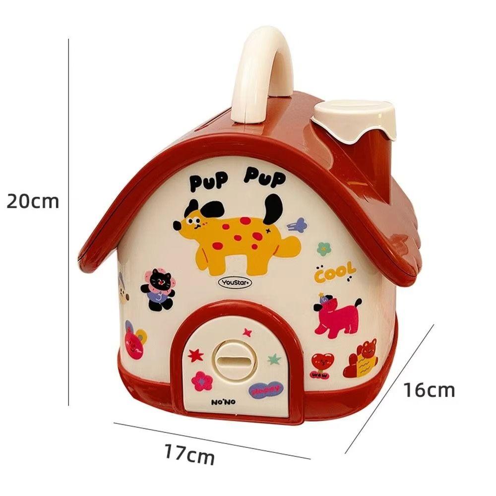 Safe Box Cartoon DIY Coin Bank Large Capacity Children Money Boxes House Piggy Bank  Creative Toy