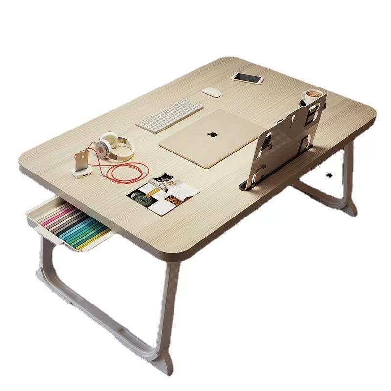 Foldable Bedside Small Table – Bay Window Study Desk, Dormitory Laptop Table, Lazy Person’s Desk for Home & Dorm Use