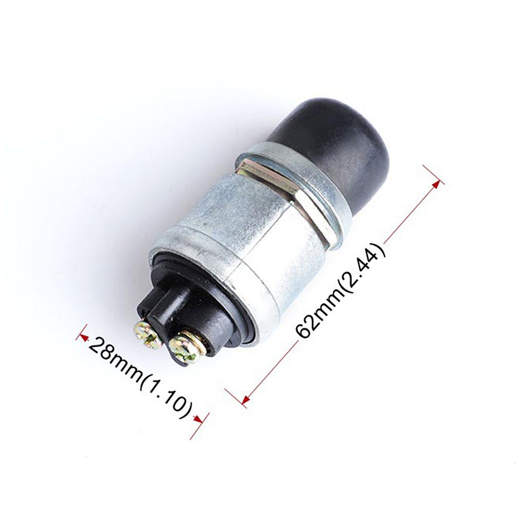 

Универсальный 50A 12V DC выключатель зажигания и стартера для грузовика, водонепроницаемый, кнопка запуска двигателя лодки, сменный звуковой сигнал, автомобильный выключатель красный