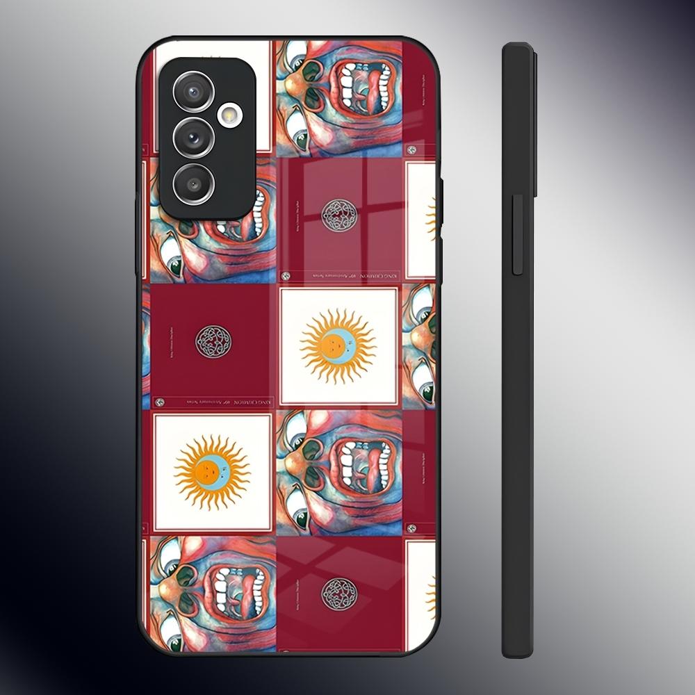 Band K-King Crimson Phone Case For Samsung S24 Ultra S23 S22 S20 Fe S21 Plus A54 A34 A24 A53 A13 A16 Glass Back Cover