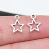40pcs Star Charms Pendant Antique Silver Color Star Charm Pendants Jewelry Accessories DIY Tiny Tar Charms