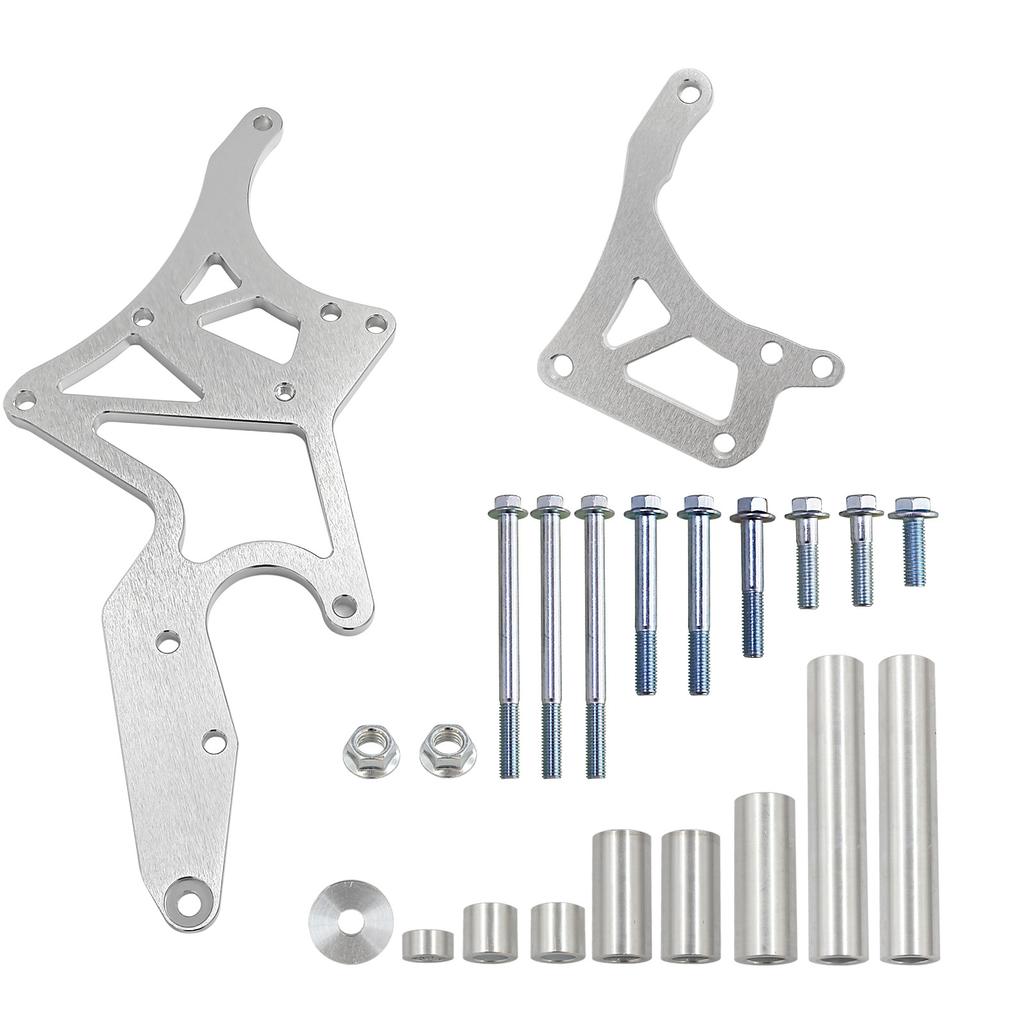 LS Engine Serpentine Alternator Bracket for Power Steering Pump Swap Conversion Compatible with Chevrolet Truck and SUV Engines