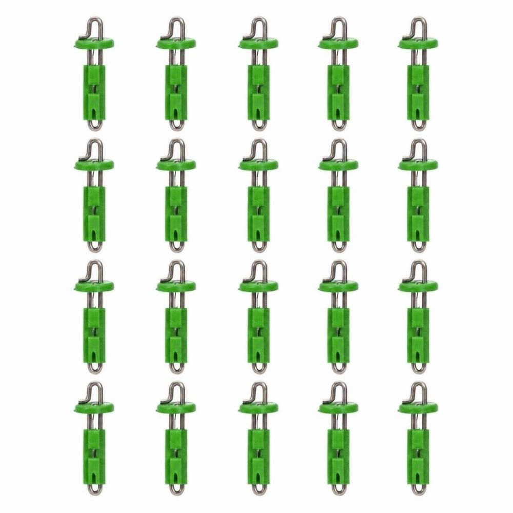 20PCS Umbrella-shaped Bait Release Clips Stainless Steel Fishing Hook Remover  Bait Fishing