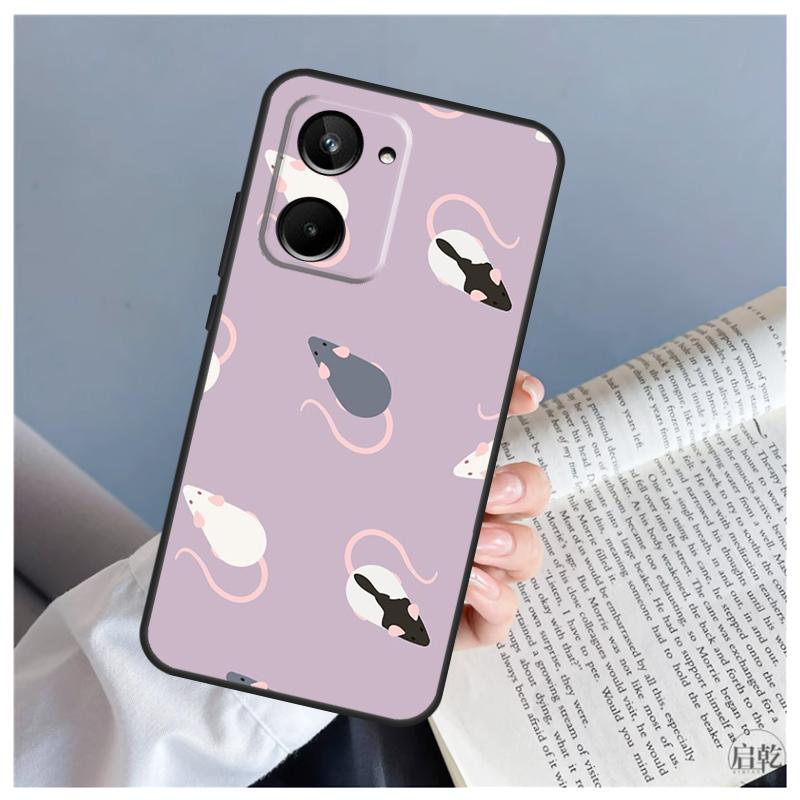 

Mouse Rat For Realme C53 C55 C75 C71 C61 C33 C63 C51 C65 C67 11 12 13 14 Pro Plus GT6 GT7 15 Pro Case Realme C35