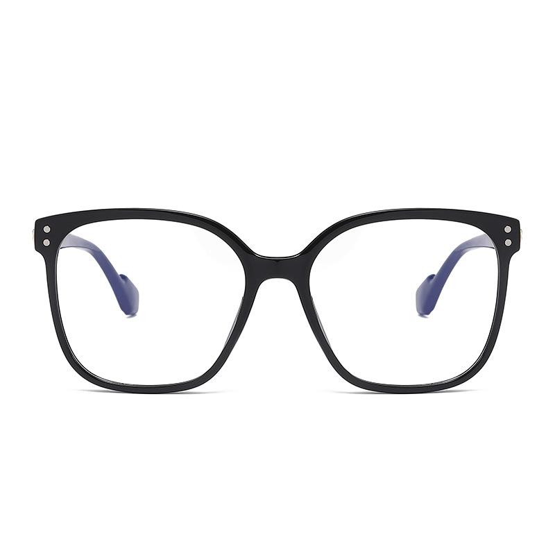 New anti-blue glasses, men's and women's tide transparent flat glasses, fashionable, small face, can be matched with degree plain artifact