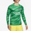 Nike Paris Saint-Germain 2023/24 Stadium Goalkeeper Crew Neck Moisture-Wicking Football Shirt Men tops Stadium-Green Peacock-Green White DX2637-325