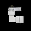 4 Packs L-shape 4Pin RGB 5050 LED Connector LED Strip Light Connectors