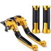 CNC Aluminum Brake Clutch Lever Perch With Grip Cover Suzuki GSX-R 600 750 1000 Motorcycle Upgrade
