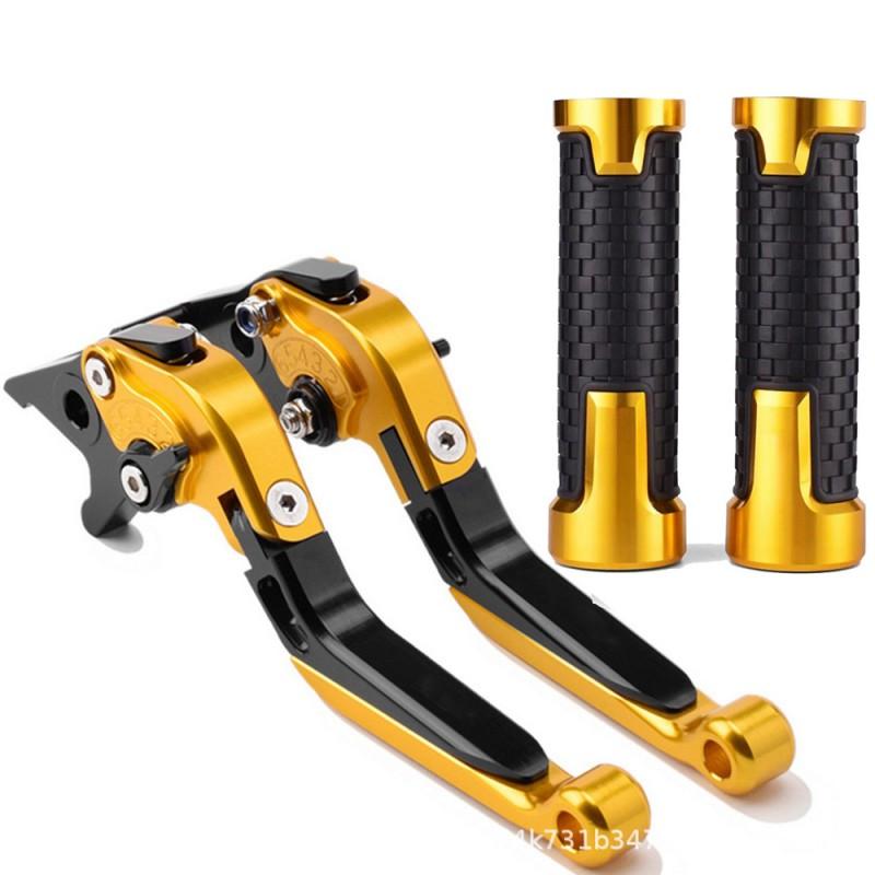 CNC Aluminum Brake Clutch Lever Perch With Grip Cover Suzuki GSX-R 600 750 1000 Motorcycle Upgrade