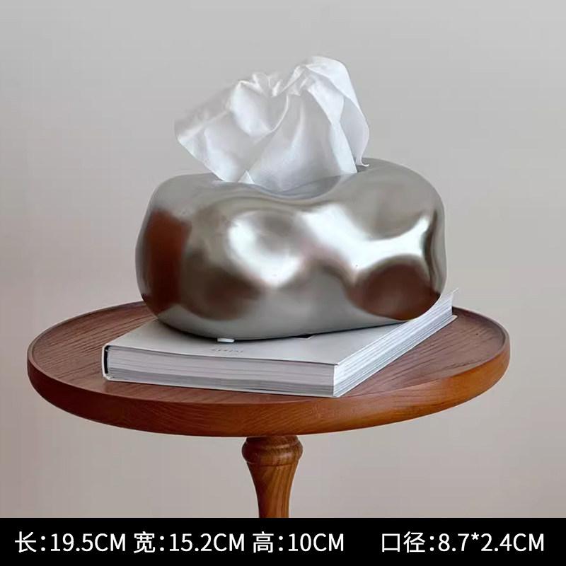 Irregular Ceramic Tissue Box At Home
