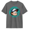 Dipper Pines Head TShirts Unisex GGravity Falls Novelty Pure Cotton Tee Shirt Crew Neck Short Sleeve T Shirts Original Clothing