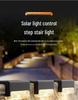 Waterproof Solar Outdoor Garden Fence, Courtyard, and Stair Step Lights